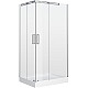 Купить Душевой уголок Grossman Galaxy 120x80 R GR-3120R профиль Хром стекло прозрачное в магазине сантехники Santeh-Crystal.ru