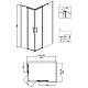 Купить Душевой уголок Grossman Galaxy 120x80 R GR-3120R профиль Хром стекло прозрачное в магазине сантехники Santeh-Crystal.ru