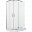 Душевой уголок Grossman Galaxy 110x80 R GR-4110R профиль Хром стекло прозрачное Душевой уголок Grossman Galaxy 110x80 R GR-4110R профиль Хром стекло прозрачное