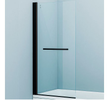 Шторка на ванну Iddis Slide 75х145 SLI5BS7i90 профиль Черный матовый стекло прозрачное