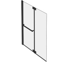 Шторка на ванну Jacob Delafon Adequation E4931-BL Черный матовый