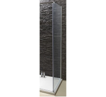 Душевая стенка Jacob Delafon Contra 80 E22FC80-GA профиль Хром стекло прозрачное