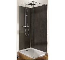 Душевая перегородка Jacob Delafon Contra 90 E22W90-GA профиль Хром стекло прозрачное