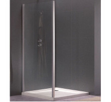 Душевая стенка Koller Pool Aqua Line 90 S90G профиль Хром стекло рифленое