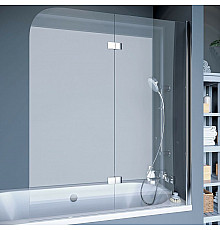 Шторка на ванну Koller Pool Waterfall Line 115 QP97 R профиль Хром стекло рифленое