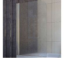 Шторка на ванну Koller Pool Waterfall Line 75 L QP93 профиль Хром стекло рифленое