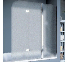 Шторка на ванну Koller Pool Waterfall Line 150 R QP96 профиль Хром стекло рифленое