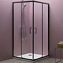 Душевой уголок Kolpa San Eco Quat TKK 80x80 515230 профиль Черный стекло прозрачное Душевой уголок Kolpa San Eco Quat TKK 80x80 515230 профиль Черный стекло прозрачное