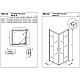 Приобрести Душевой уголок Kolpa San Eco Quat TKK 90x90 515280 профиль Черный стекло прозрачное в магазине сантехники Santeh-Crystal.ru