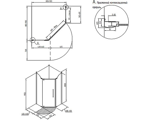 Santeh-Crystal.ru: Душевой уголок Migliore Diadema Penta 90x90 24171 профиль Хром стекло матовое с декором Приобрести Душевой уголок Migliore Diadema Penta 90x90 24171 профиль Хром стекло матовое с декором в магазине сантехники Santeh-Crystal.ru
