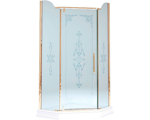 Santeh-Crystal.ru: Душевой уголок Migliore Diadema Penta 90x90 24169 профиль Бронза стекло матовое с декором Приобрести Душевой уголок Migliore Diadema Penta 90x90 24169 профиль Бронза стекло матовое с декором в магазине сантехники Santeh-Crystal.ru