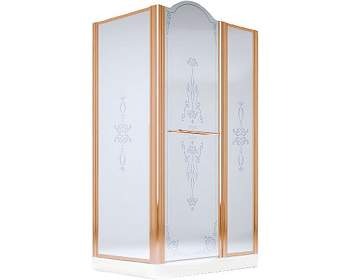 Santeh-Crystal.ru: Душевой уголок Migliore Diadema 120x80 R 22686 профиль Бронза стекло матовое с декором Заказать Душевой уголок Migliore Diadema 120x80 R 22686 профиль Бронза стекло матовое с декором в магазине сантехники Santeh-Crystal.ru