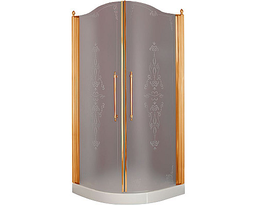 Santeh-Crystal.ru: Душевой уголок Migliore Diadema 90x90 20420 профиль Бронза стекло матовое с декором Купить Душевой уголок Migliore Diadema 90x90 20420 профиль Бронза стекло матовое с декором в магазине сантехники Santeh-Crystal.ru