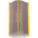 Заказать Душевой уголок Migliore Diadema 90x90 22681 профиль Золото стекло матовое в магазине сантехники Santeh-Crystal.ru