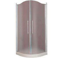 Душевой уголок Migliore Diadema 90x90 22682 профиль Хром стекло матовое