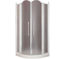 Душевой уголок Migliore Diadema 90x90 22679 профиль Хром стекло матовое