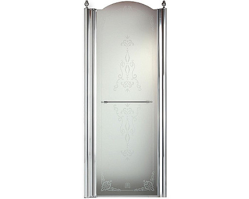 Santeh-Crystal.ru: Душевая дверь Migliore Diadema 80 L 22718 профиль Хром стекло прозрачное с декором Купить Душевая дверь Migliore Diadema 80 L 22718 профиль Хром стекло прозрачное с декором в магазине сантехники Santeh-Crystal.ru