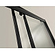 Купить Душевой уголок Niagara Eco 90х90 NG-009-14Q Black профиль Черный стекло с рисунком в магазине сантехники Santeh-Crystal.ru