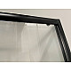 Купить Душевой уголок Niagara Eco 90х90 NG-009-14Q Black профиль Черный стекло с рисунком в магазине сантехники Santeh-Crystal.ru