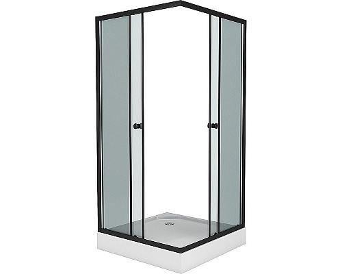 Santeh-Crystal.ru: Душевой уголок Niagara Eco 90х90 NG-009-14QT профиль Черный стекло тонированное Купить Душевой уголок Niagara Eco 90х90 NG-009-14QT профиль Черный стекло тонированное в магазине сантехники Santeh-Crystal.ru