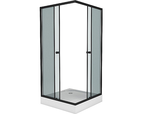 Santeh-Crystal.ru: Душевой уголок Niagara Eco 100х100 NG-010-14QT профиль Черный стекло тонированное Заказать Душевой уголок Niagara Eco 100х100 NG-010-14QT профиль Черный стекло тонированное в магазине сантехники Santeh-Crystal.ru