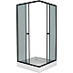 Купить Душевой уголок Niagara Eco 80х80 NG-008-14QT профиль Черный стекло тонированное в магазине сантехники Santeh-Crystal.ru