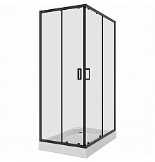 Душевой уголок Niagara Nova NG-6811-08 BLACK 120х90 профиль Черный стекло прозрачное