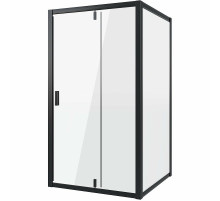 Душевой уголок Niagara Nova 110х100 NG-83-11AB-A100B профиль Черный стекло прозрачное