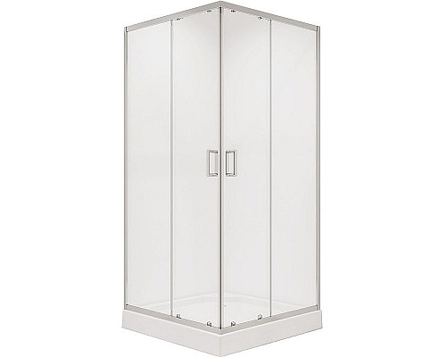 Купить Душевой уголок Niagara Nova 80х80 NG-6688-08 профиль Хром стекло прозрачное в магазине сантехники Santeh-Crystal.ru
