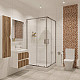 Купить Душевой уголок Niagara Nova 80х80 NG-6688-08 профиль Хром стекло прозрачное в магазине сантехники Santeh-Crystal.ru