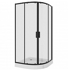 Душевой уголок Niagara Nova 80х80 NG-6886-08 BLACK профиль Черный стекло прозрачное