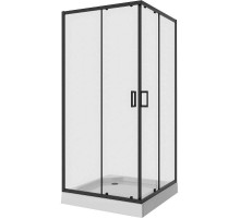 Душевой уголок Niagara Nova 80х80 NG-6888-08 BLACK профиль Черный стекло прозрачное