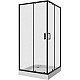 Купить Душевой уголок Niagara Nova 80х80 NG-6888-08 BLACK профиль Черный стекло прозрачное в магазине сантехники Santeh-Crystal.ru