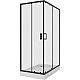 Заказать Душевой уголок Niagara Nova 100х80 NG-6881-08 BLACK профиль Черный стекло прозрачное в магазине сантехники Santeh-Crystal.ru