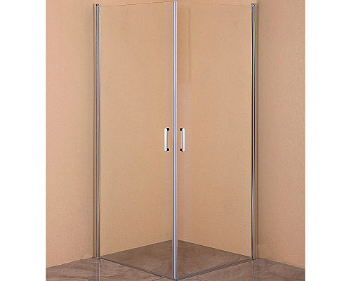 Заказать Душевой уголок Orange E04-100TCR 100x100 профиль Хром стекло прозрачное в магазине сантехники Santeh-Crystal.ru