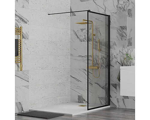 Santeh-Crystal.ru: Душевая перегородка Paini 80 Walk-In 80F профиль Черный матовый стекло прозрачное Заказать Душевая перегородка Paini 80 Walk-In 80F профиль Черный матовый стекло прозрачное в магазине сантехники Santeh-Crystal.ru