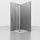 Заказать Душевая стенка RGW Z-050-3 90 352205309-11 профиль Хром стекло прозрачное в магазине сантехники Santeh-Crystal.ru