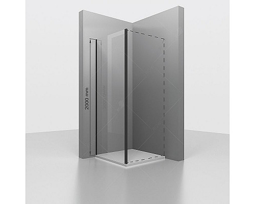 Santeh-Crystal.ru: Душевая стенка RGW Z-050-3-B 80 352205308-14 профиль Черный стекло прозрачное Купить Душевая стенка RGW Z-050-3-B 80 352205308-14 профиль Черный стекло прозрачное в магазине сантехники Santeh-Crystal.ru