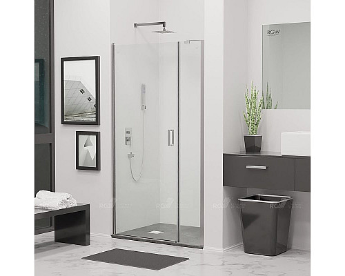 Приобрести Душевая стенка RGW Z-09 40 06220904-11 профиль Хром стекло прозрачное в магазине сантехники Santeh-Crystal.ru