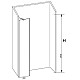 Приобрести Душевая стенка RGW Z-09 40 06220904-11 профиль Хром стекло прозрачное в магазине сантехники Santeh-Crystal.ru