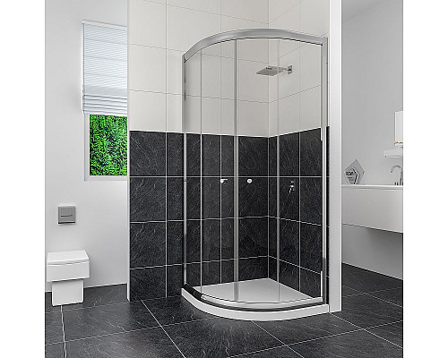 Приобрести Душевой уголок RGW Classic CL-51 80x80 04095188-11 профиль Хром стекло прозрачное в магазине сантехники Santeh-Crystal.ru