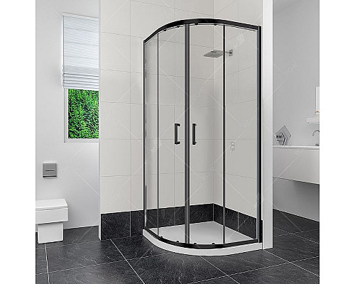 Заказать Душевой уголок RGW Classic CL-53-B 80х80 06095388-14 профиль Черный стекло прозрачное в магазине сантехники Santeh-Crystal.ru