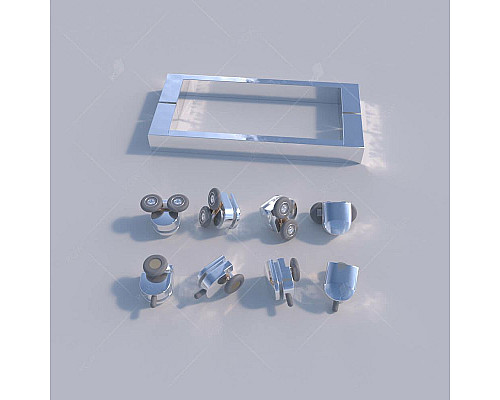 Купить Душевой уголок RGW Classic CL-48 100х80 32094880-011 профиль Хром стекло прозрачное в магазине сантехники Santeh-Crystal.ru