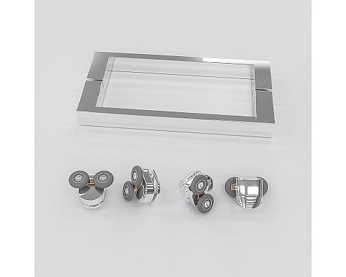 Купить Душевой уголок RGW Classic CL-48 160x90 32094896-011 профиль Хром стекло прозрачное в магазине сантехники Santeh-Crystal.ru