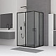 Приобрести Душевой уголок RGW Classic CL-44B 100х80 32094480-14 профиль Черный стекло прозрачное в магазине сантехники Santeh-Crystal.ru