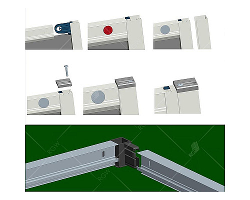 Приобрести Душевой уголок RGW Classic CL-44B 100х80 32094480-14 профиль Черный стекло прозрачное в магазине сантехники Santeh-Crystal.ru