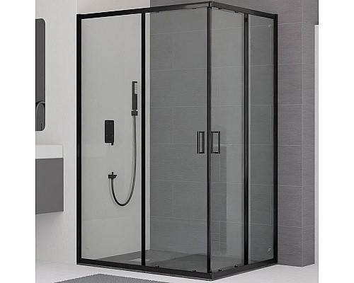 Приобрести Душевой уголок RGW Classic CL-44B 100х80 32094480-14 профиль Черный стекло прозрачное в магазине сантехники Santeh-Crystal.ru