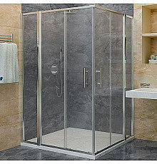 Душевой уголок RGW Hotel HO-311 130x130 профиль Хром стекло прозрачное
