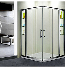 Душевой уголок RGW Hotel HO-312 110x110 профиль Хром стекло прозрачное