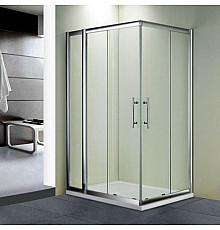 Душевой уголок RGW Hotel HO-42 100x130 профиль Хром стекло прозрачное